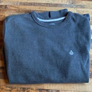 Volcom grey waffle thermal